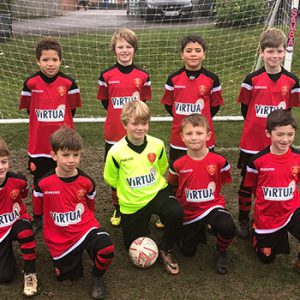 children football tshirts playing sponsor