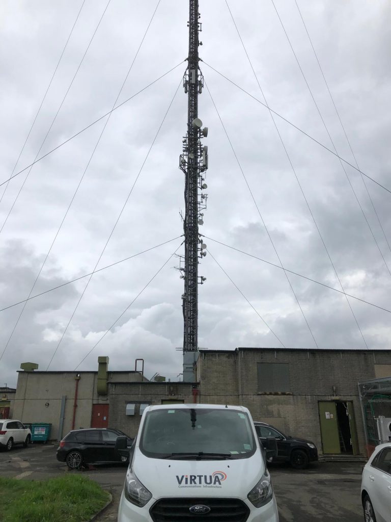 broadcast tower arqiva virtua van