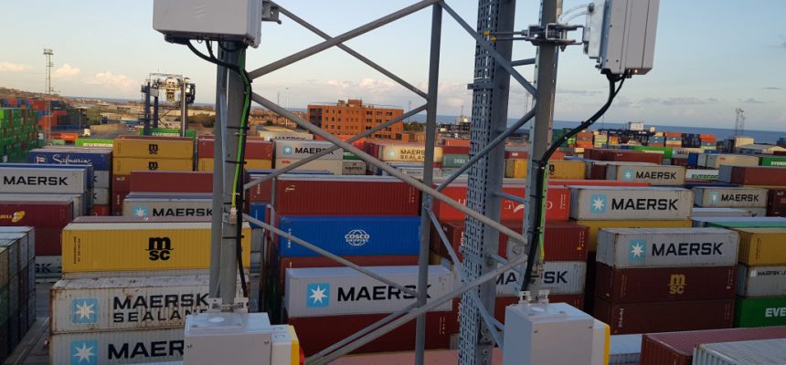 5G antenna port england felixstowe trial